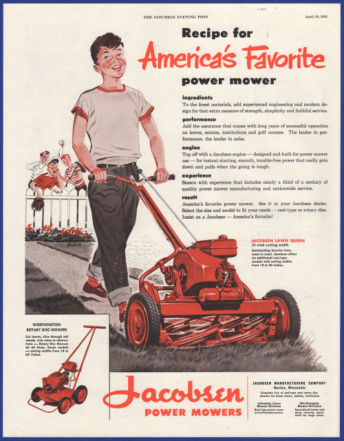 Do any American Boomers here remember the quality lawn mowers of