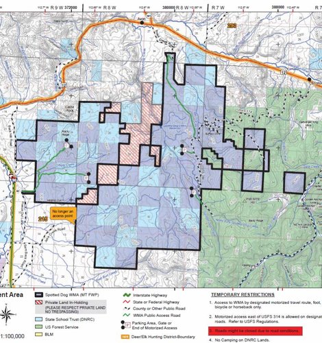 Spotted Dog WMA Access | Hunt Talk