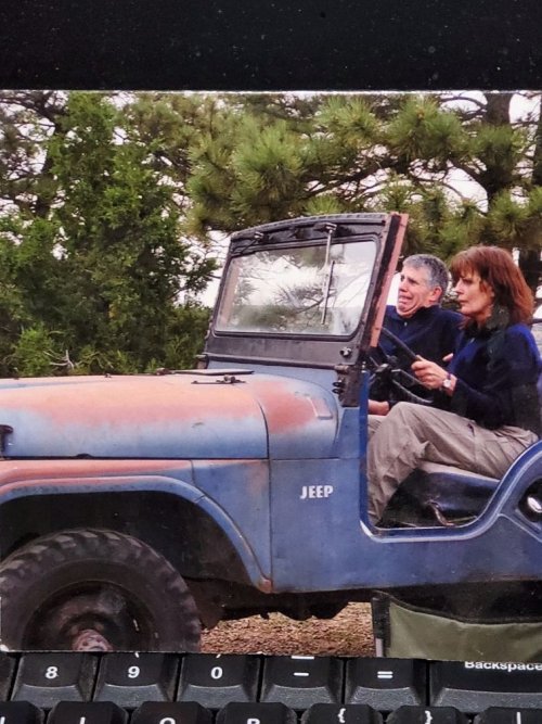 Donna driving Willys at Makoshika.jpg