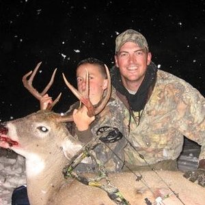 Montana Buck 7 yard shot with bow