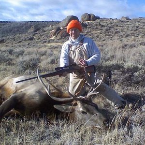 Dad's first bull