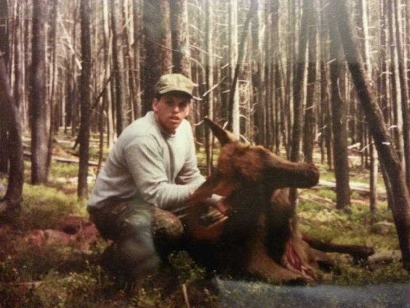 my very first elk with a muzzy.