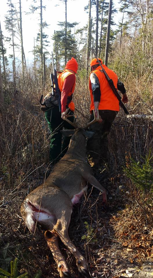 Thank you to my Father and Cooper for dragging this buck down off the mountain.